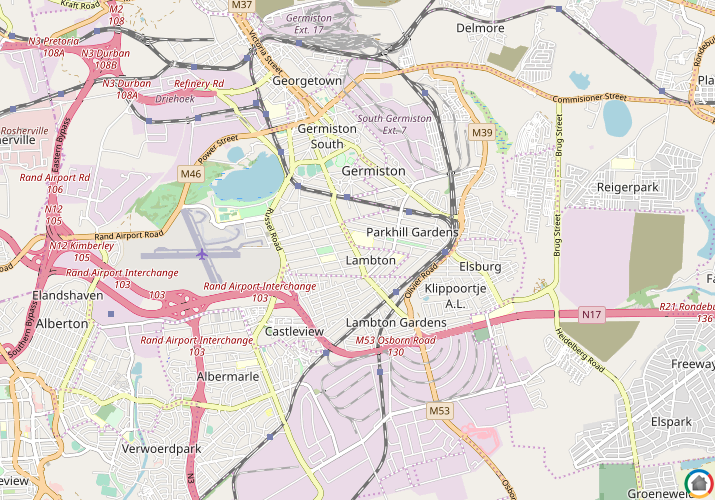 Map location of Lambton